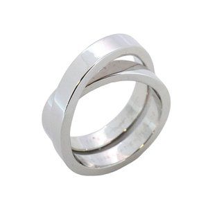 Cartier Esprit de Paris Ring, 18K White Gold, #56, Men's, P1133856